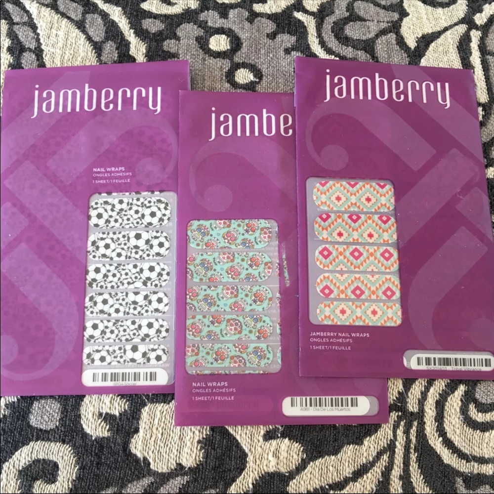 Jamberry Nail Wrap Set Of 3